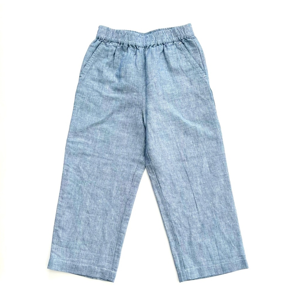 Crewcuts Blue Casual Linen Pants - Girls 6
